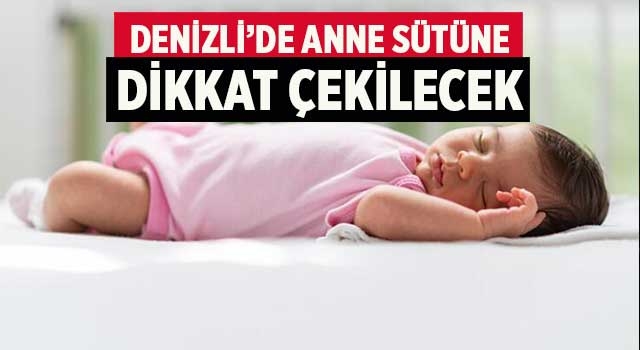 Denizli’de anne sütüne dikkat çekilecek