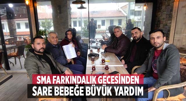 Denizli'de Farkındalık Gecesi'nden elde edilen gelir SMA Sare bebeğe teslim edildi