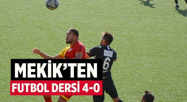 Mekik’ten futbol dersi 4-0