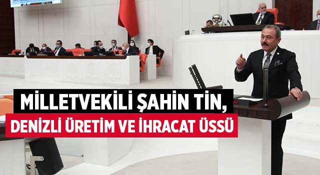 Milletvekili Şahin Tin, Denizli Üretim Ve İhracat Üssü