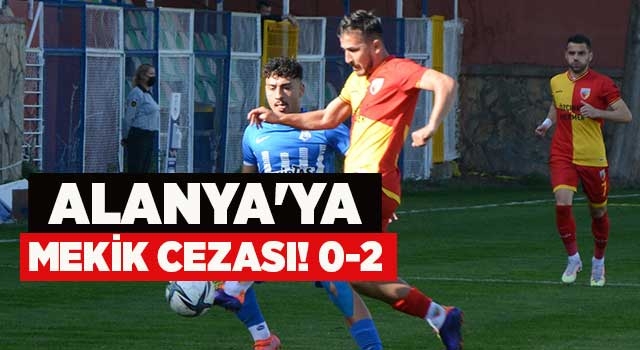 Alanya'ya Mekik cezası! 0-2