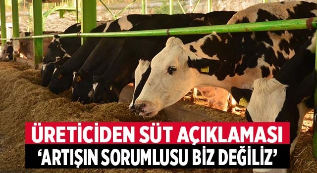 Denizlili üreticiden süt tepkisi; ‘Artışın sebebi üretici değil’