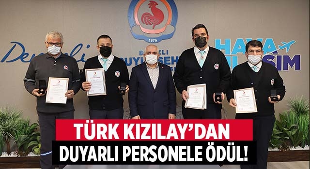 Kızılay’dan Ulaşım A.Ş.’nin duyarlı personeline madalya