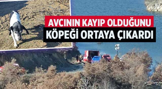 Avcının kayıp olduğunu köpeği ortaya çıkardı