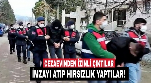 Denizli’de cezaevinden çıkan zanlılar hırsızlık nedeniyle yeniden tutuklandı