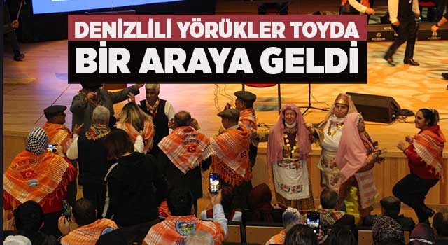 Denizlili Yörükler toyda bir araya geldi