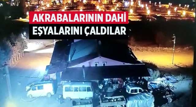 Hırsızlık şebekesi akrabalarının dahi eşyalarını çaldılar
