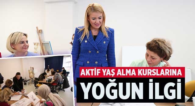 Merkezefendi Belediyesi Alzheimer Yaşam Merkezi’ndeki  Aktif Yaş Alma Kurslarına Yoğun İlgi