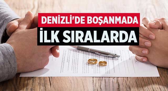Denizli'de boşanmada ilk sıralarda