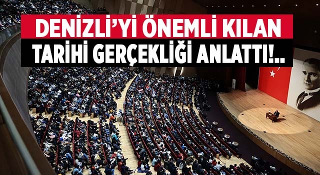 Prof. Dr. İlber Ortaylı Denizli’yi çok önemli kılan tarihi gerçeği açıkladı 