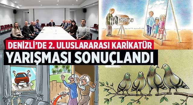 Denizli’de 2. uluslararası karikatür yarışması sonuçlandı