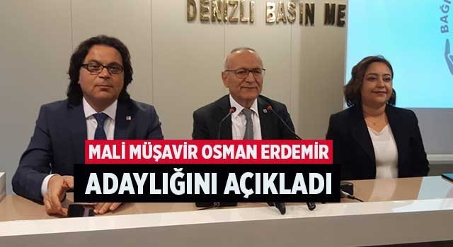 Mali Müşavir Osman Erdemir adaylığını açıkladı