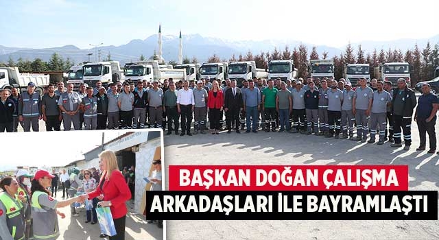 Başkan Doğan Çalışma Arkadaşları İle Bayramlaştı