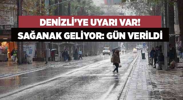 Denizli'de önce sıcaklık sonra sağanak yağış!