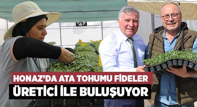 Honaz Belediyesi binlerce yazlık sebze fidesini üreticilerle buluşturuyor