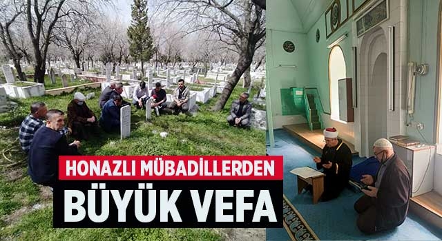Honazlı mübadillerden büyük vefa