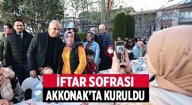 İftar sofrası Akkonak’ta kuruldu