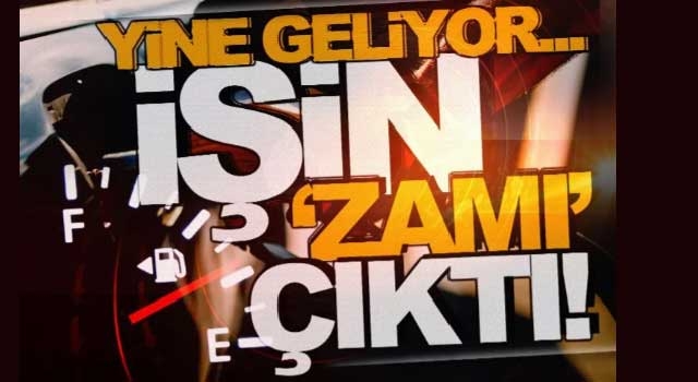 Benzin ve motorine yine zam geliyor!