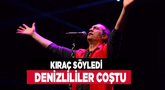 Denizli’de gençler Kıraç’ın sahne aldığı Gençlik Konseri'nde coştu