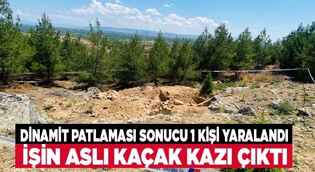 Define ararken yaralandı! Jandarma definecileri tek tek topladı