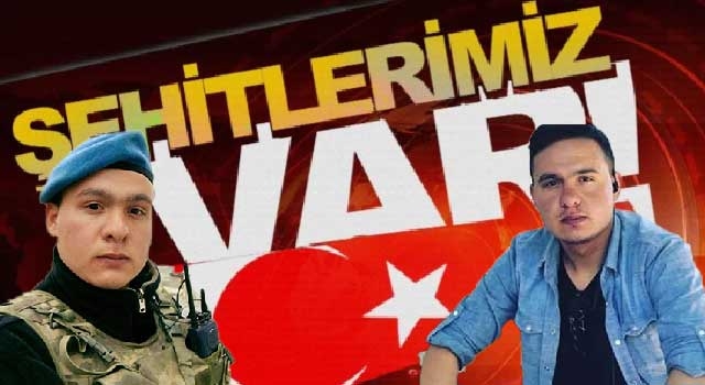 Diyarbakır’dan acı haber 2 askerimiz şehit