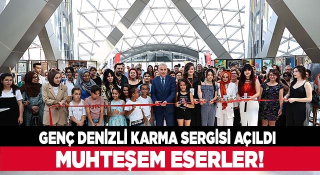 Genç Denizli Karma Sergisi açıldı