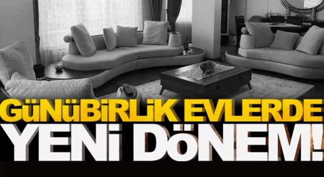 Günübirlik kiralanan evlerde yeni dönem