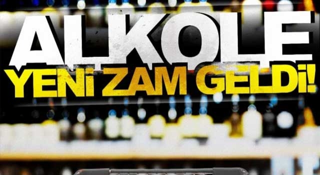 ÖTV'deki artış alkole zam olarak yansımaya başladı!
