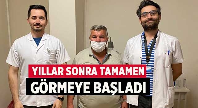 Yıllar sonra tamamen görmeye başladı