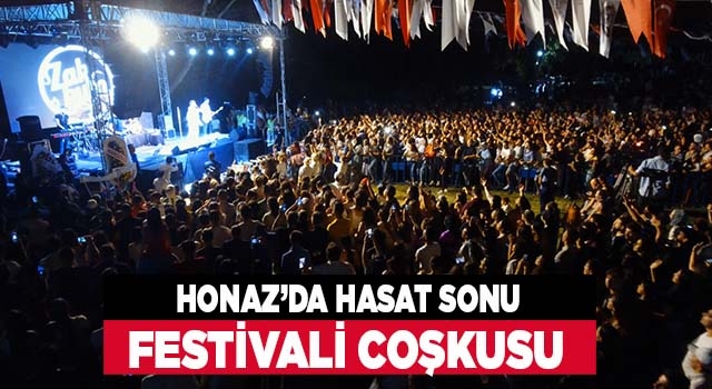 Honaz’da binler Hasat Sonu Festivalinde coştu