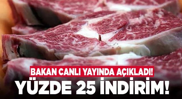 Et ve Süt Kurumundan kırmızı ete yüzde 25 indirim