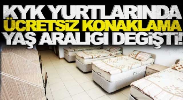 Gençlere KYK yurdu ücretsiz konaklama müjdesi!