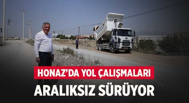 Honaz’da Yol Çalışmaları Aralıksız Sürüyor