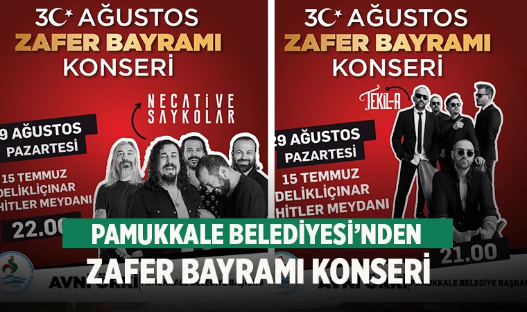 Pamukkale Belediyesi’nden Zafer Bayramı Konseri^