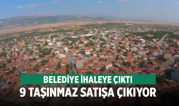Denizli’de Serinhisar Belediyesi 9 taşınmazı satışa çıkardı