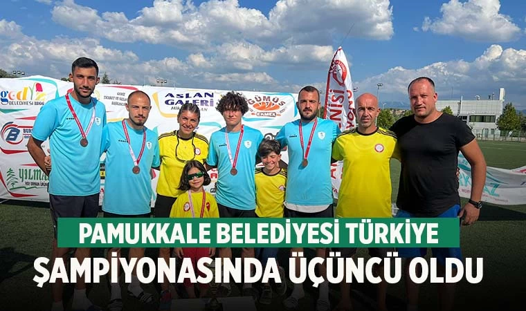 Pamukkale Belediyesi, Türkiye Şampiyonasında Üçüncü Oldu