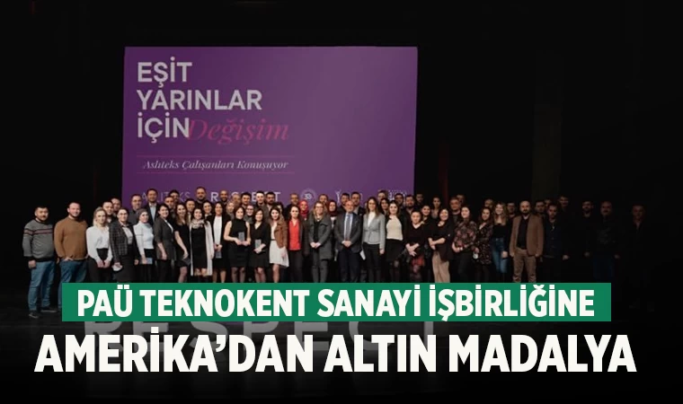 PAÜ Teknokent Sanayi İşbirliğine Amerika'dan altın madalya
