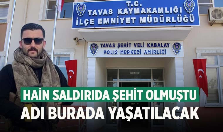 Denizli’de şehidin ismi memleketinde ölümsüzleştirildi