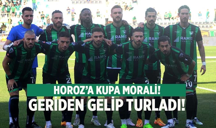 Denizlispor, zorda olsa kazandı! Kupada turladı