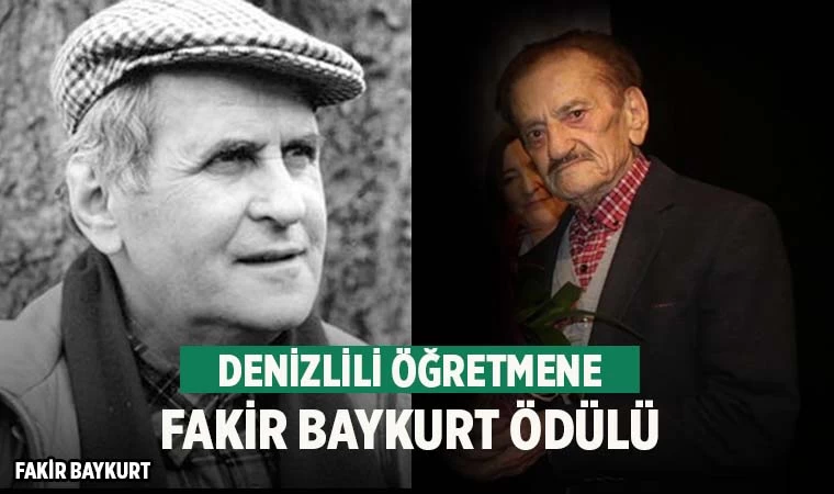 Fakir Baykurt Onur Ödülü, Denizlili öğretmene verilecek  