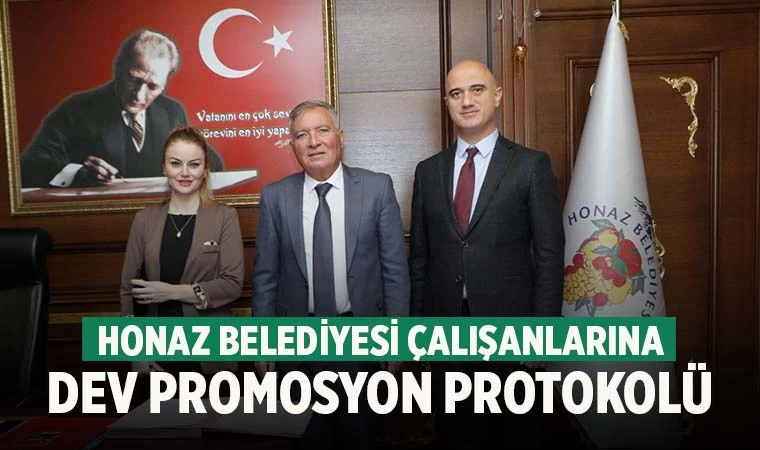 Honaz Belediyesi’nden çalışanlarına dev promosyon
