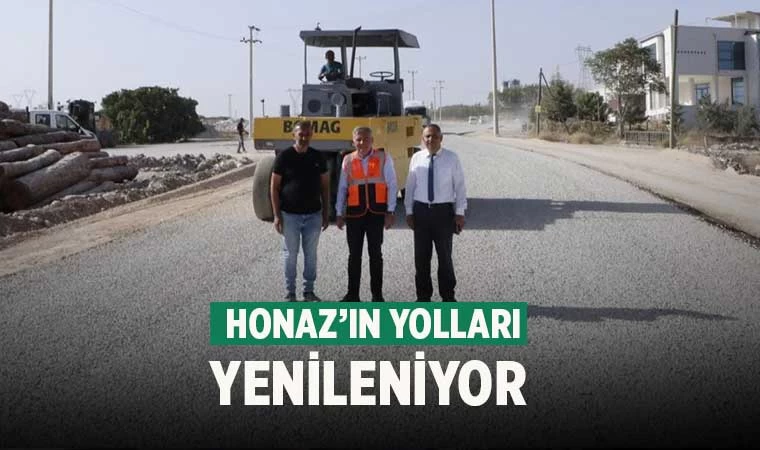 Honaz’ın Yolları Yenileniyor