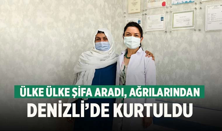 Ülke ülke şifa arayan Finlandiyalı kadın, ağrılarından Denizli'de kurtuldu