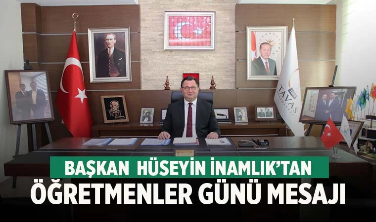 Başkan İnamlık’tan Öğretmenler Günü Mesajı