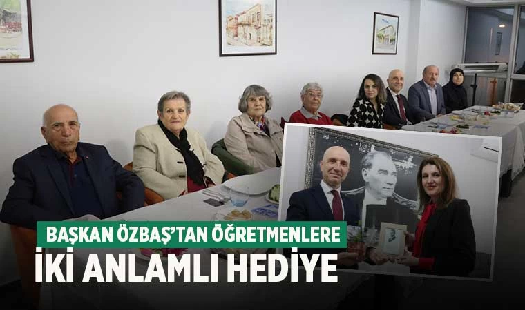 Başkan Özbaş’tan öğretmenlere iki anlamlı hediye  
