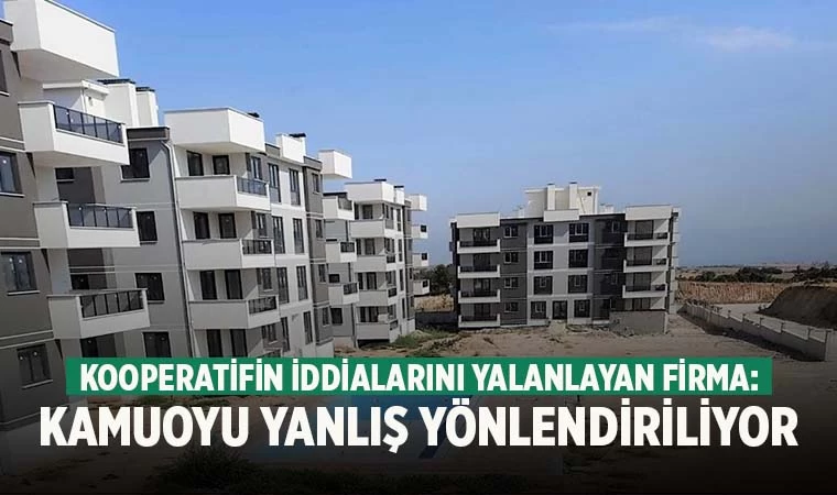Denizli'de yüklenici firmadan kooperatifin iddialarına yanıt