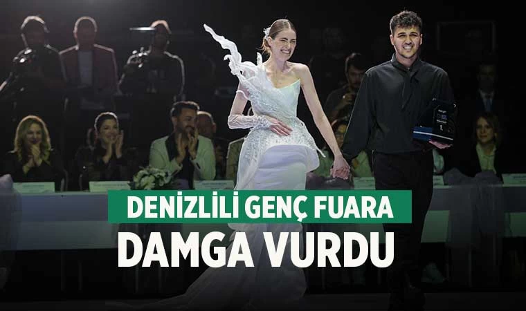 Denizlili Enes Yolcu, Gelinlik Tasarım Yarışmasında birinci oldu