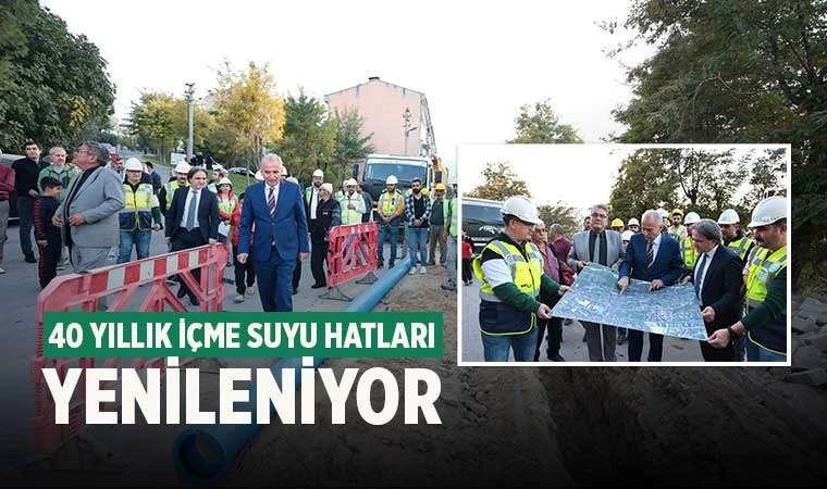 MESKA evlerinin içme suyu hatlarını baştan aşağı yenileniyor
