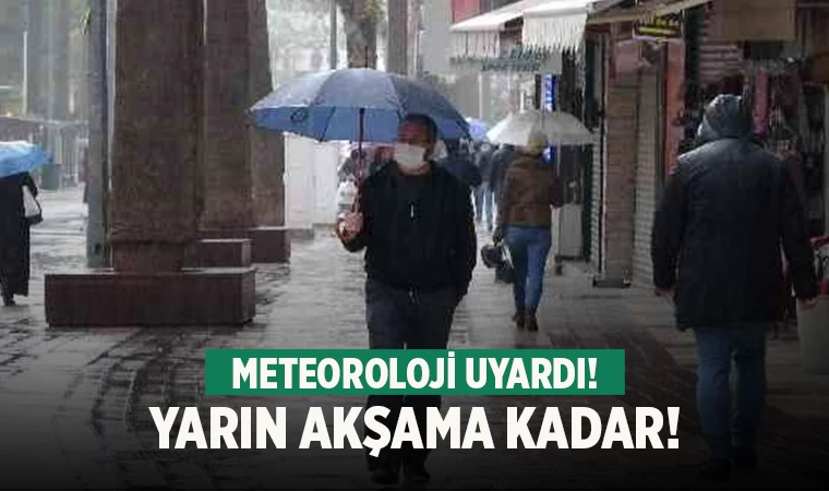 Denizli için kuvvetli sağanak yağış uyarısı