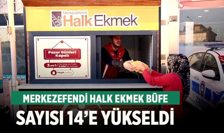 Merkezefendi Halk Ekmek Büfe Sayısı 14’e Yükseldi